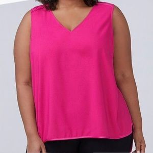 LANE BRYANT PINK TOP NWT